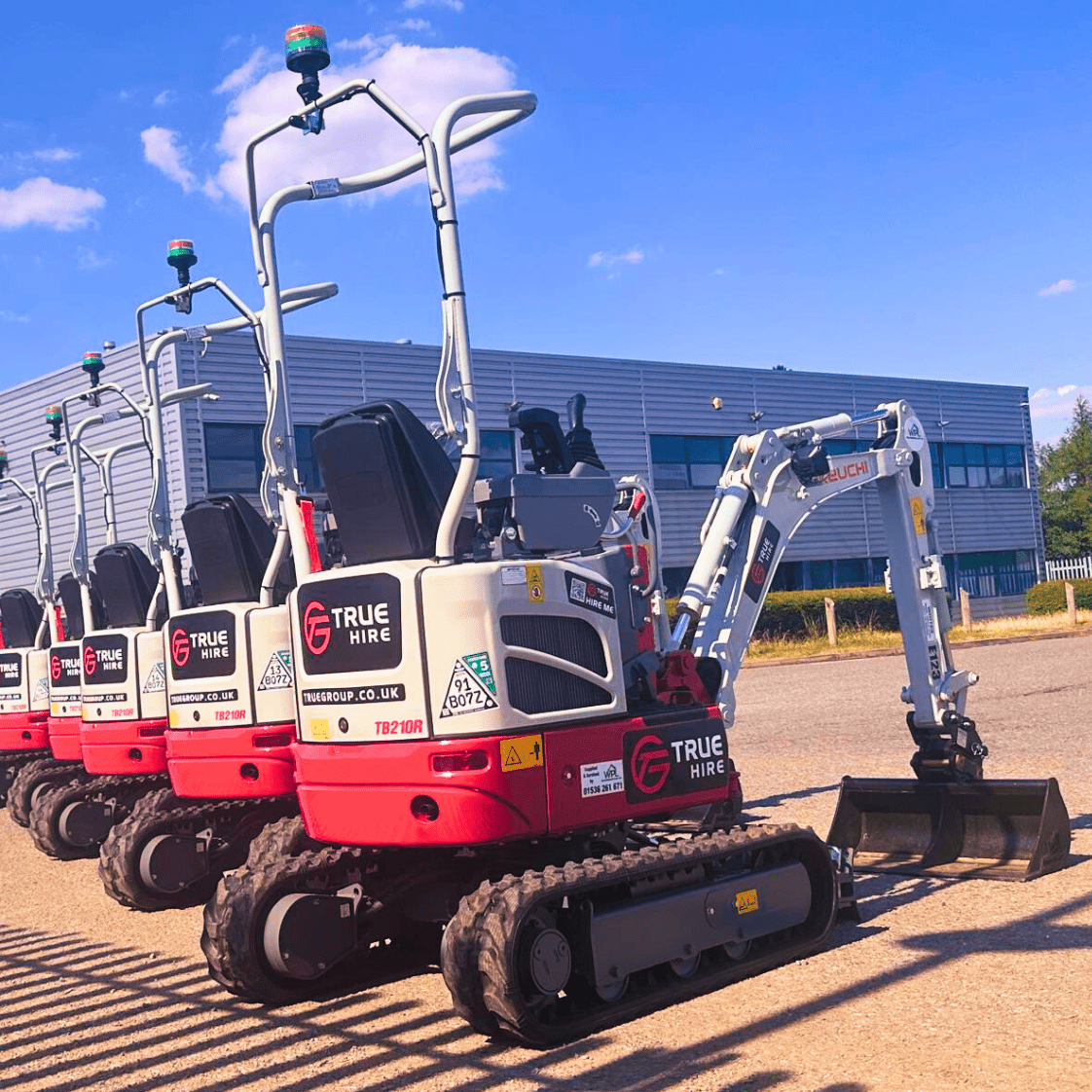 1T Micro Excavator Hire from True Hire