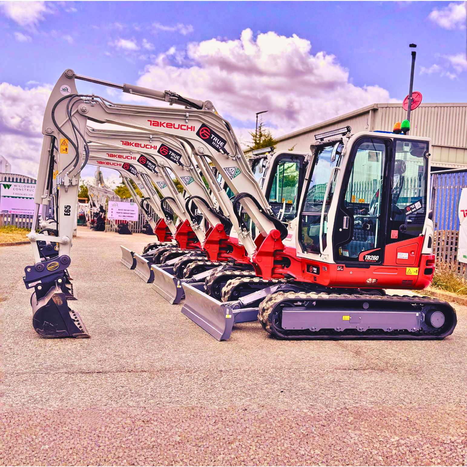 1T Micro Excavator Hire from True Hire