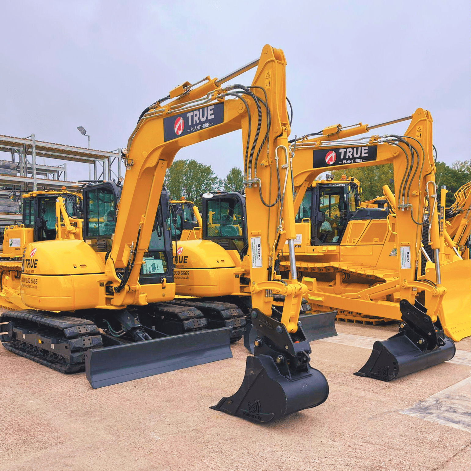 1T Micro Excavator Hire from True Hire